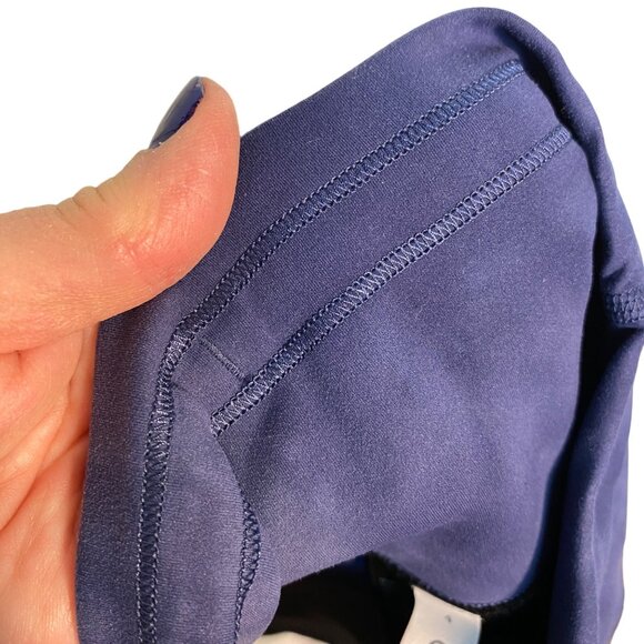 Lululemon Womens High-Rise navy Blue Shorts Size 4 RN106259 stretch tie dye - Picture 6 of 10